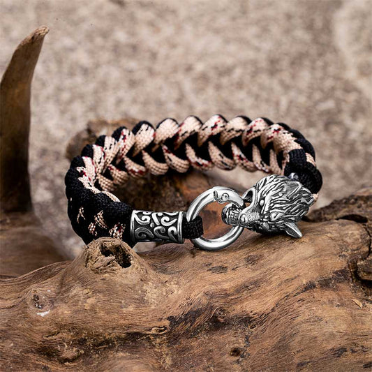 Bracelet Paracorde Loup d'Odin Geri