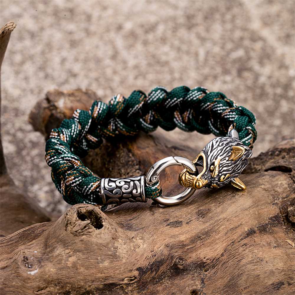 Bracelet Paracorde Loup d'Odin Geri