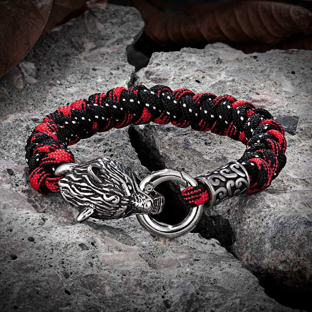 Bracelet Paracorde loup d'Odin Freki