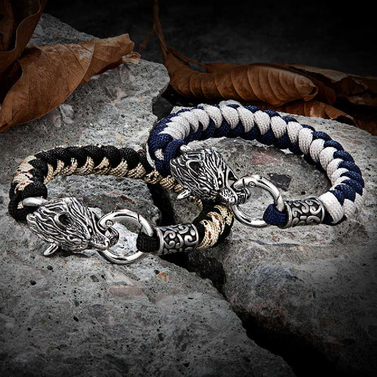 Bracelet Paracorde loup d'Odin Freki