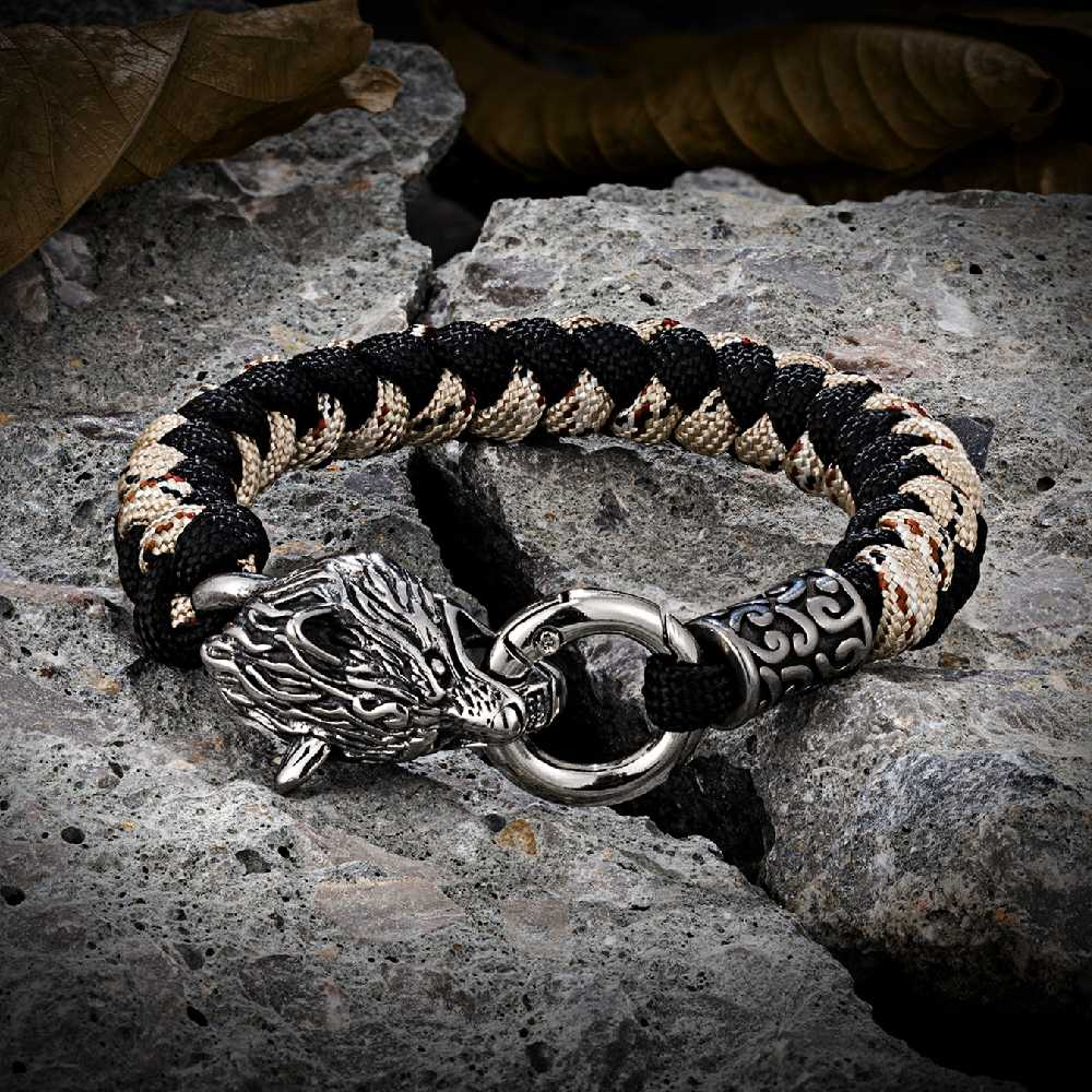 Bracelet Paracorde loup d'Odin Freki