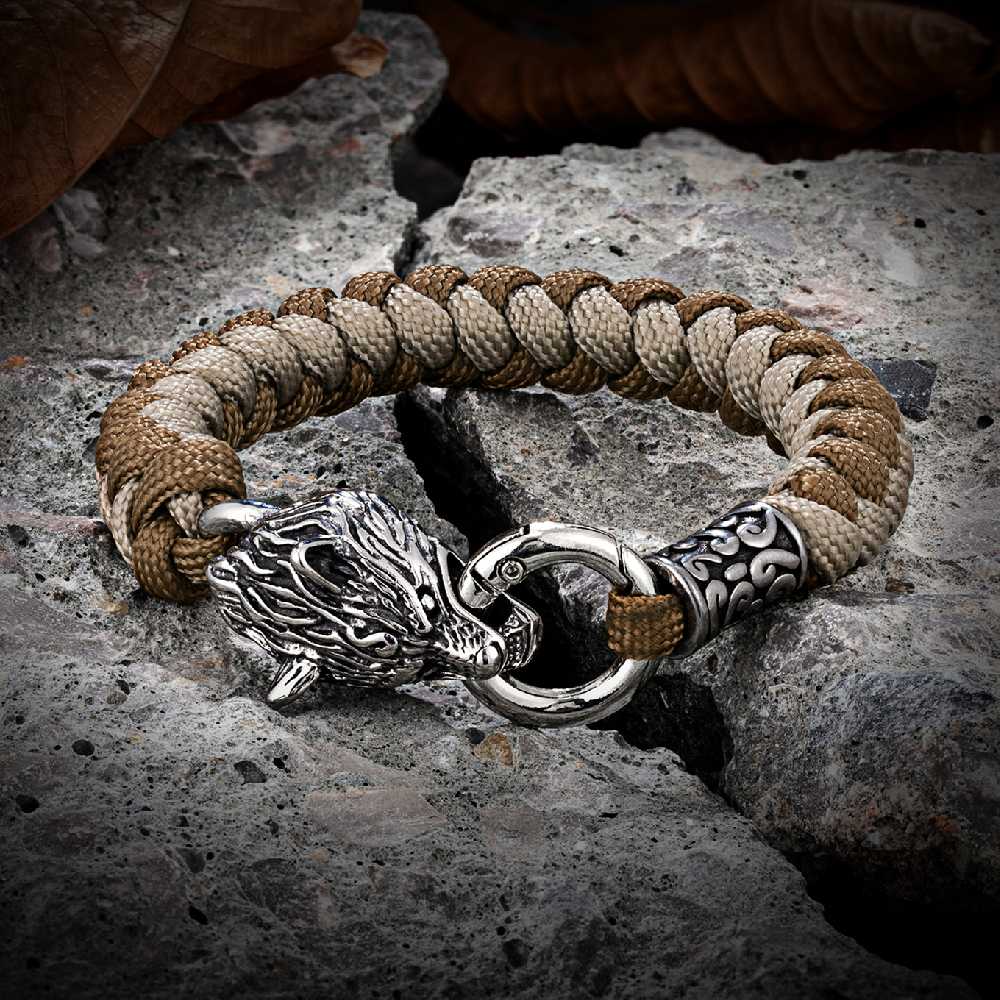 Bracelet Paracorde loup d'Odin Freki