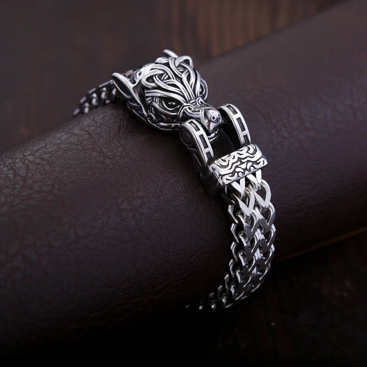 Bracelets Viking Tête de loup