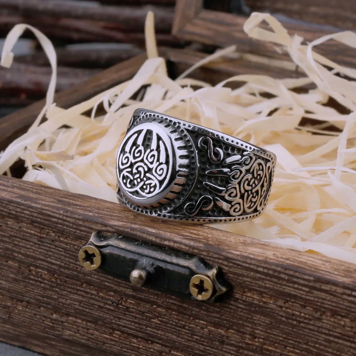 Bague Viking Pattes d'ours